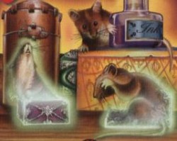 Ratón a caja de rapé