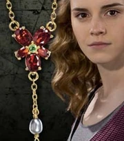 Hermione&#039;s Red Crystal necklace