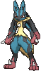 Imagen de Mega-Lucario en Pokémon X, Pokémon Y, Pokémon Rubí Omega y Pokémon Zafiro Alfa
