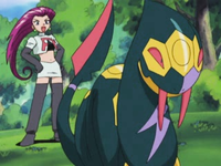 Resultado de imagen de Pokémon Jessie con Seviper