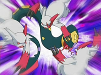 EP522 Seviper peleando con Zangoose