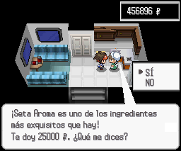 Vendiendo seta aroma