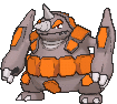 Imagen de Rhyperior macho en Pokémon X, Pokémon Y, Pokémon Rubí Omega, Pokémon Zafiro Alfa, Pokémon Sol y Pokémon Luna