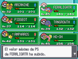 Utilizando una vitamina en HGSS