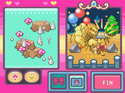Ninetales con accesorios