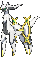 Imagen de Arceus en Pokémon X, Pokémon Y, Pokémon Rubí Omega, Pokémon Zafiro Alfa, Pokémon Sol y Pokémon Luna