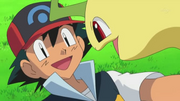 EP651 Bayleef junto a Ash
