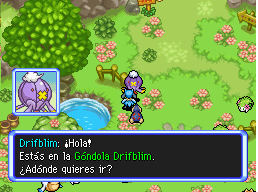 Góndola en la aldea shaymin