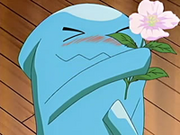 EP423 Wobbuffet entregando una flor
