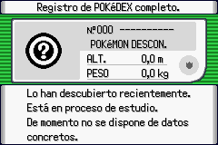 Descripción Pokédex ??????????