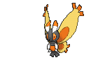 Imagen de Mothim en Pokémon X, Pokémon Y, Pokémon Rubí Omega, Pokémon Zafiro Alfa, Pokémon Sol y Pokémon Luna