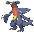 Imagen de Garchomp macho en Pokémon X, Pokémon Y, Pokémon Rubí Omega, Pokémon Zafiro Alfa, Pokémon Sol y Pokémon Luna