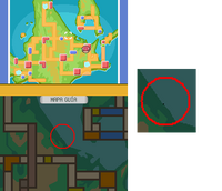 Punto negro en el mapa DPPt
