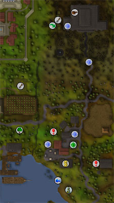 Draynor manor and village