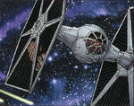 TIE wing damage