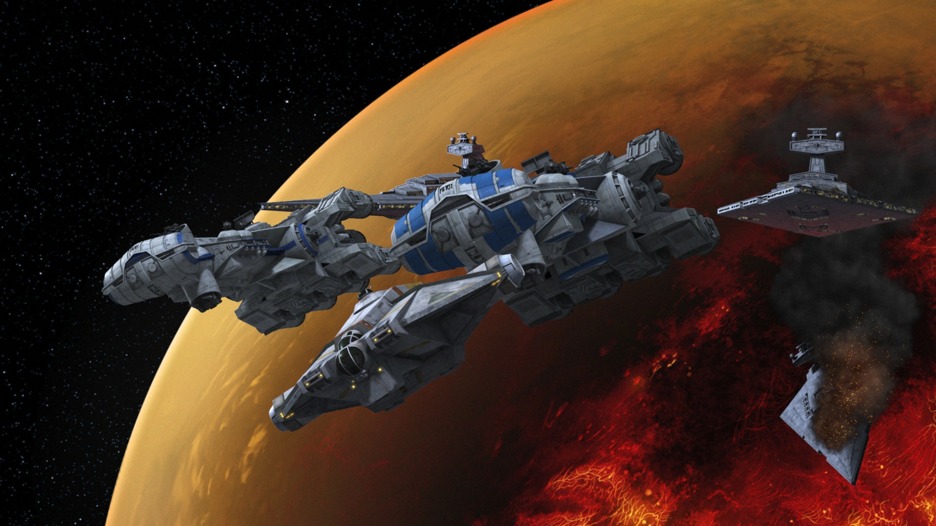 Imagen Rebel fleet Mustafar.png Star Wars Wiki FANDOM powered by