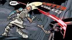 Wolffe scarred
