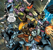 Ghost crew protects Kanan on Kaller