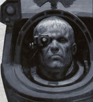 Retrato Sargento Exterminador Lorenzo Ángeles Sangrientos Space Hulk