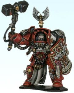 Gideon Exterminador Ángeles Sangrientos Space Hulk Escudo Martillo