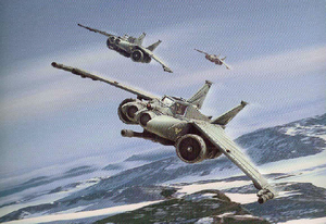 Formacion Lightning de Patrulla Wikihammer Aeronaves Armada Imperial Wikihammer
