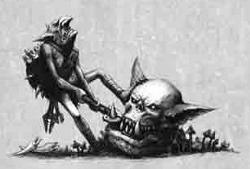 Gretchin robando piñoz de Orko