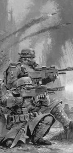 Legión de acero combatiendo