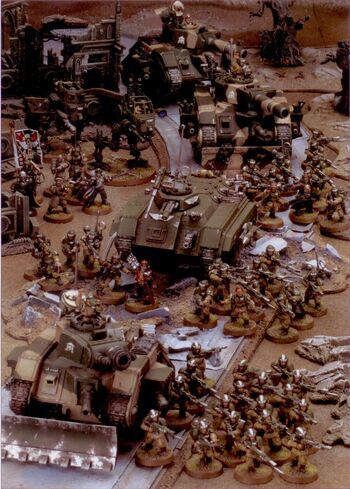 Cadia Guardia Imperial 5ª Edición diorama