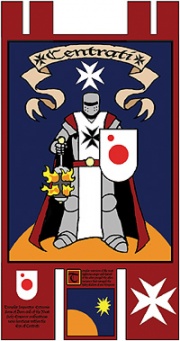 Estandarte marines templarios negros Centrati