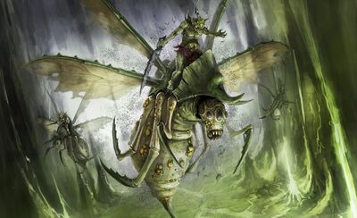 Caos demonio nurgle zanganos 8 edicion