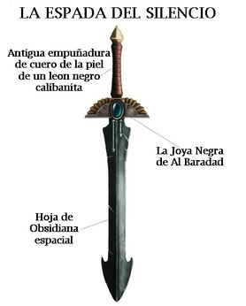 Arma espada del silencio angeles oscuros
