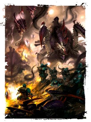 Tiranidos maleceptor vs astra militarum