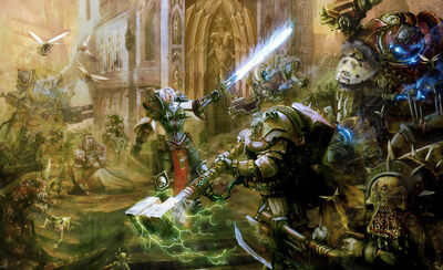Sororitas hermana vs guardia de la muerte