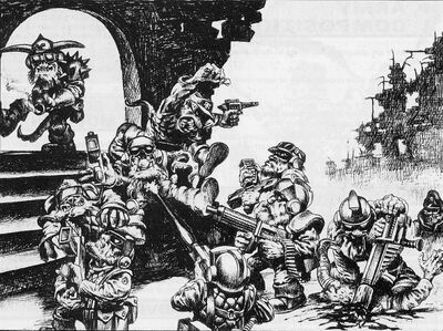 Squats vs Squats del Caos 1ª Edición Paul Bonner ilustración