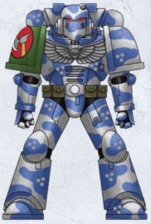 Hombrera 40K muerte espacio Marina veteranos Nova Marines