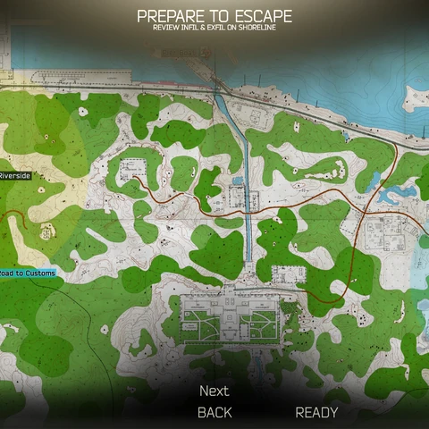 Shoreline paper map | Escape from Tarkov Wikia | Fandom