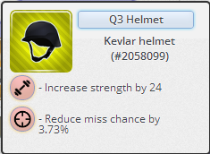 Q3 kevlar helmet