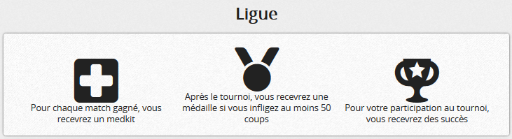 Recompenses Ligue