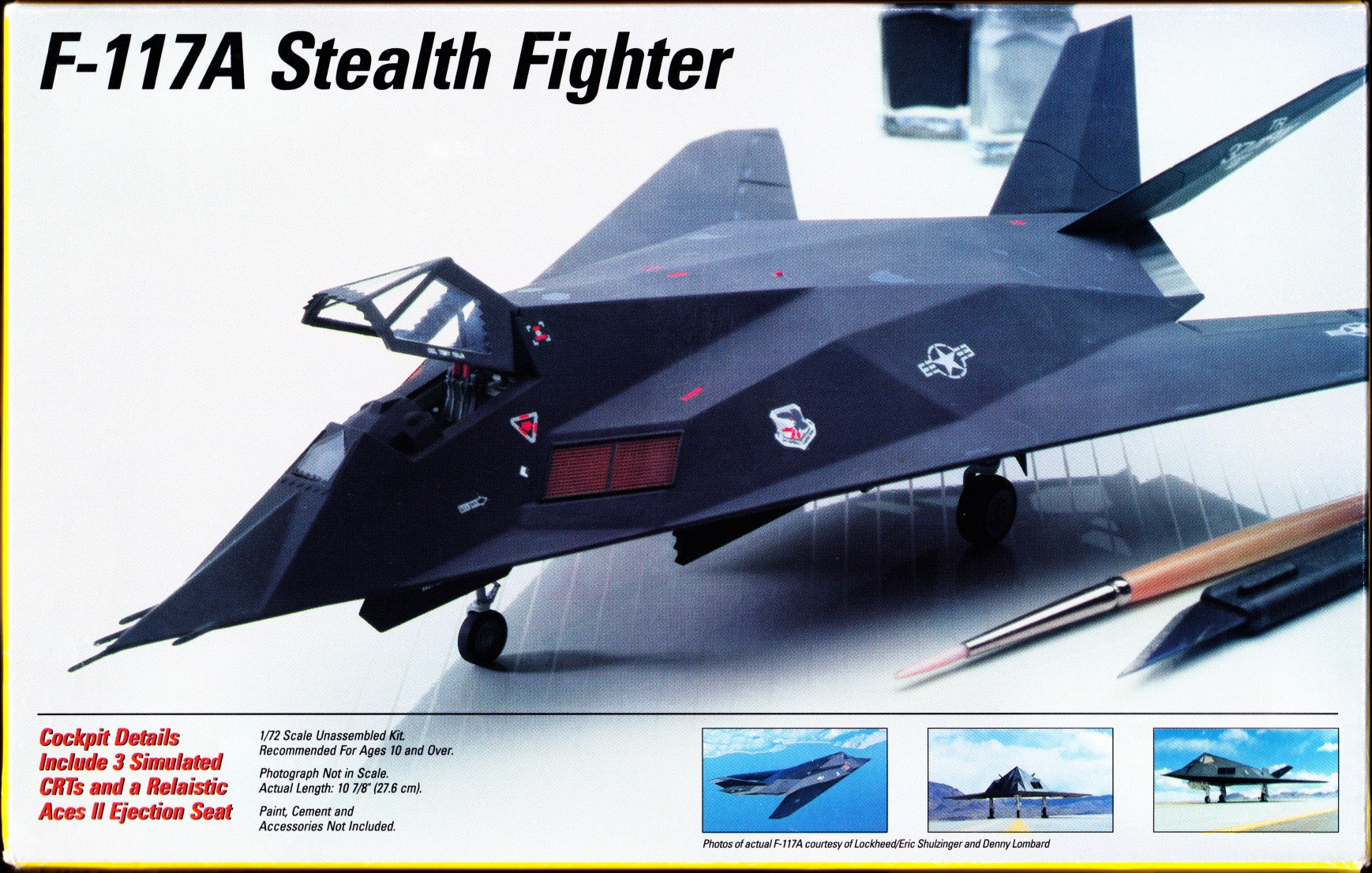 Testors/Italeri 1/72 654 F-117A Stealth Fighter | Encyclopedia of Scale ...