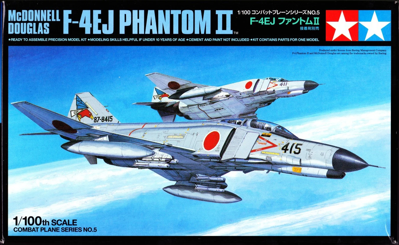 Tamiya 1/100 McDonnel Douglas F4E/EJ Phantom II Encyclopedia of
