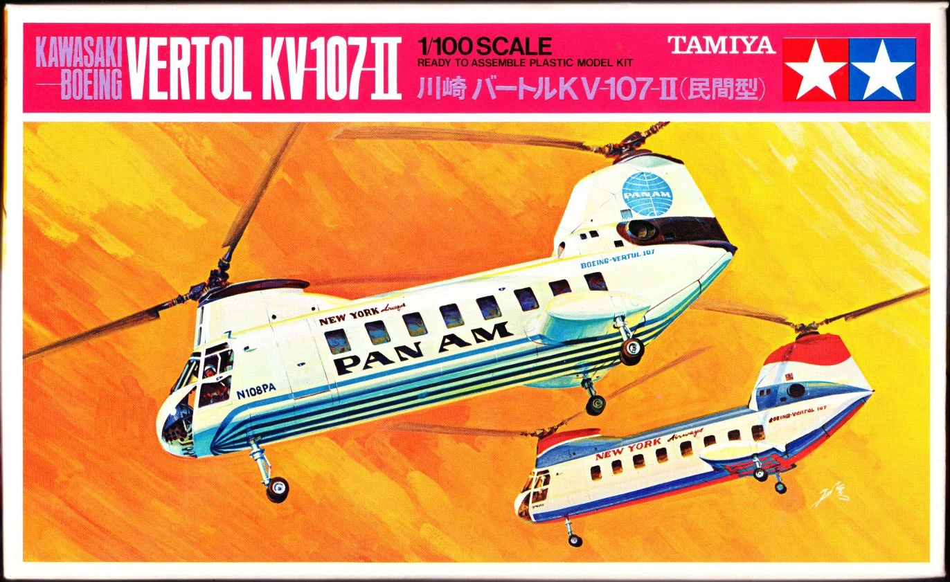 Tamiya 1/100 KawasakiBoeing Vertol KV107II Encyclopedia of Scale