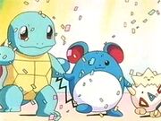 EP092 Marill, Togepi y Squirtle en el espectaculo