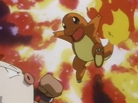 EP025 Charmander y Primeape