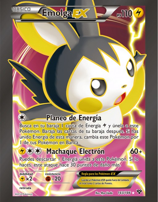 Emolga Ex Xy 143 Tcg Wikidex Fandom