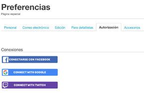 Preferencias-Conexiones