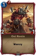 Oni Ronin - Alpha