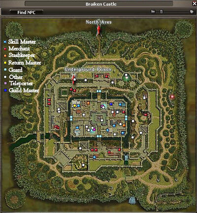 Braiken Map Large NPC Key