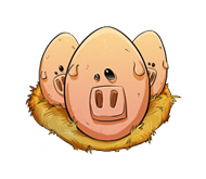 Pig-egg