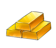 Gold-ingots