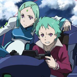 Wallpaper Ao Fukai Eureka Seven Wiki Fandom For Android Free